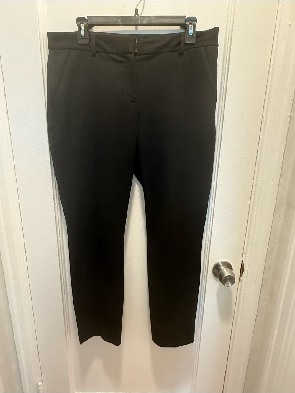 Express Women’s Columnist Ankle Pants Black Stretch Mid Rise Size 10R